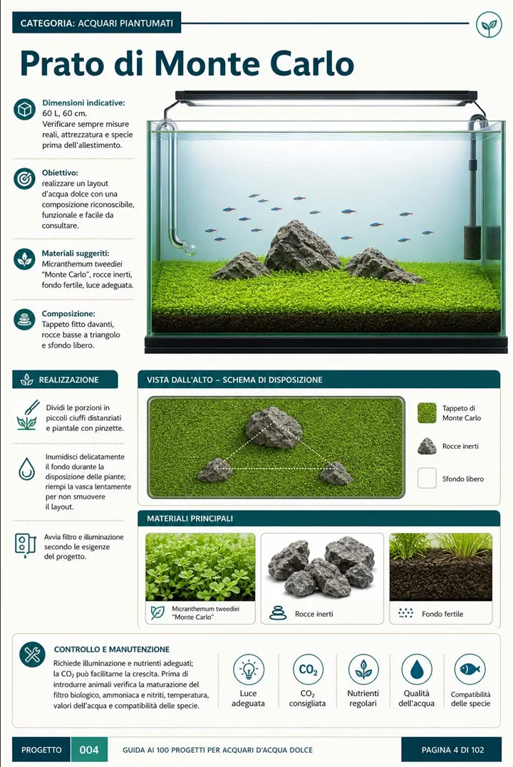 Pagina 4 della guida 100 Progetti di Acquari Illustrati